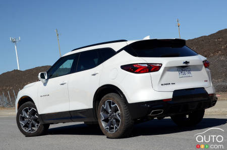 Chevrolet Blazer RS 2020, trois quarts arrière